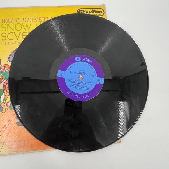 Walt Disney's Snow White & the Seven Dwarfs Dennis Day 1960 Vinyl LP CAL1044 - Picture 4 of 8